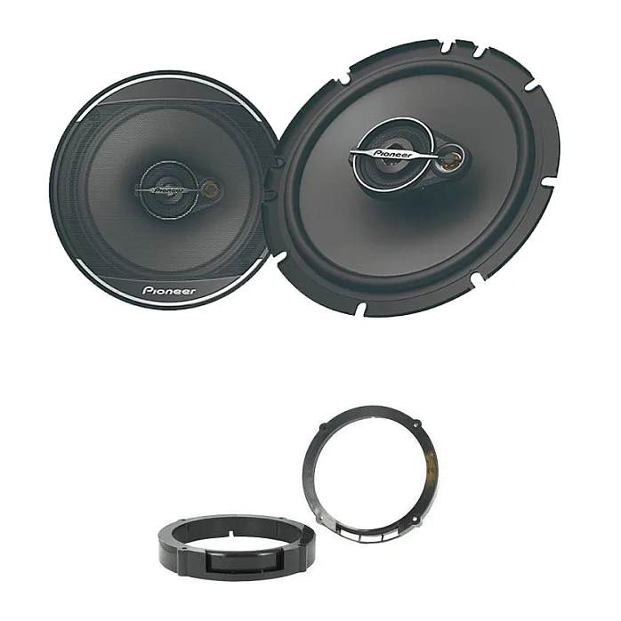 Seat Leon Mk1 2005 - 2012 Pioneer 16.5cm Front Door Speaker Upgrade Kit