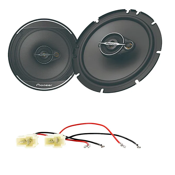 Suzuki Swift 2010 - 2017 Pioneer Front or Rear Doors Speaker Upgrade Kit + Wiring Adapters