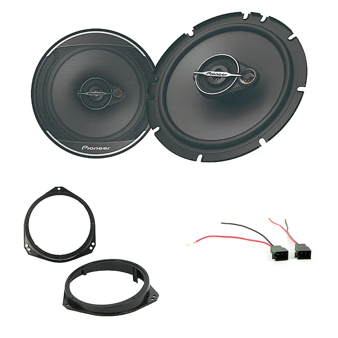 Vauxhall Combo Van 2001 - 2011 High Grade Front Door Speaker / Adaptor and Wiring Upgrade Kit