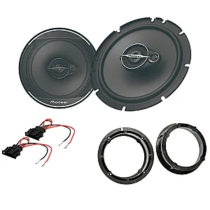 Pioneer TS-A1671F Rear Door Car Speakers Upgrade Kit for Audi A2 (99-05)