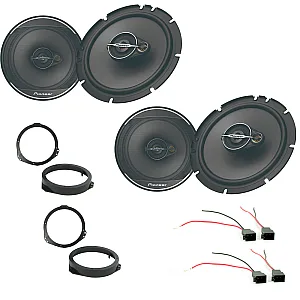 Vauxhall Vectra C 2002 - 2008 - Front and Rear Door High Grade Speaker / Adaptors and Wiring Upgrade Kit