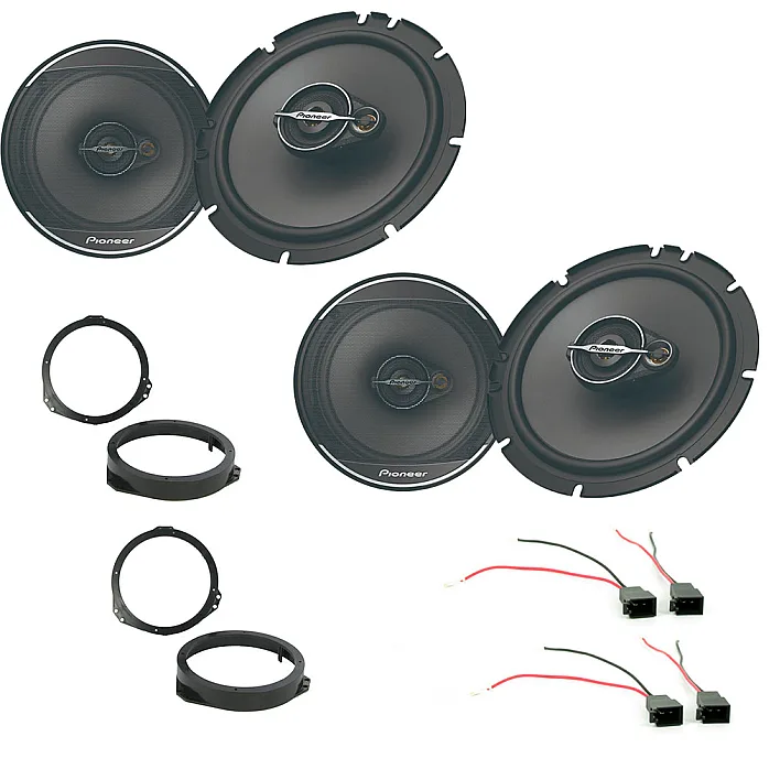 Vauxhall Vectra C 2002 - 2008 - Front and Rear Door High Grade Speaker / Adaptors and Wiring Upgrade Kit