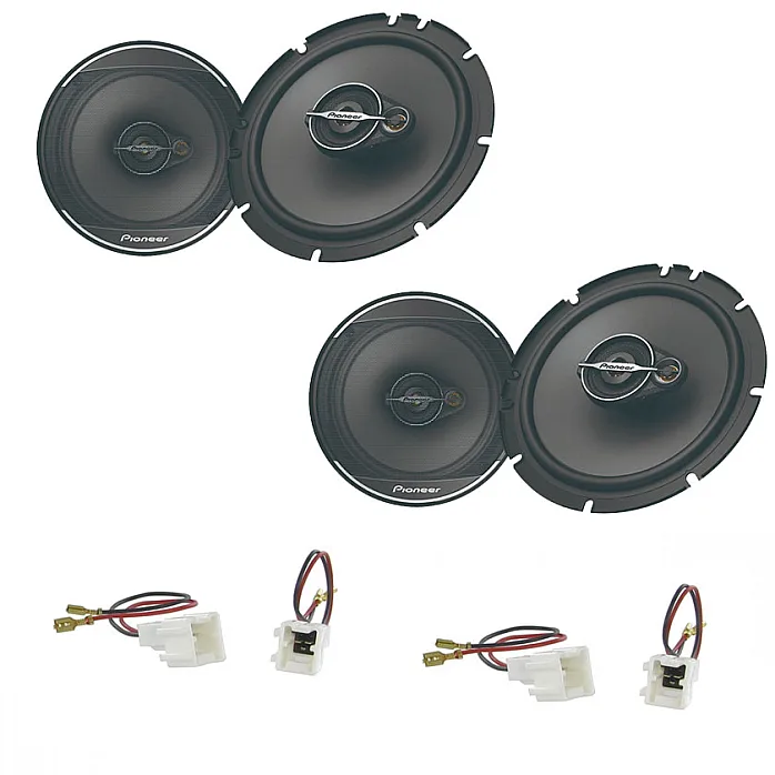 Renault Captur 2013> Front and Rear Door Speaker Upgrade Kit With Wiring Adaptor