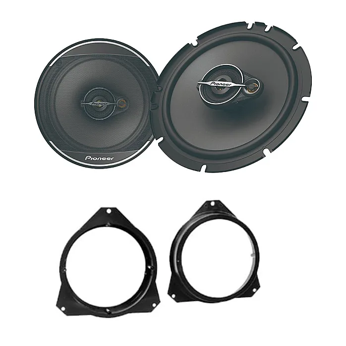 Pioneer 165mm Speaker Upgrade Kit For Peugeot Partner 2008-2017 Front Door