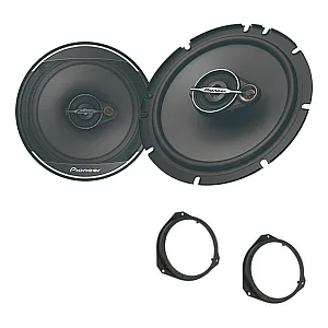 Fiat Ducato, 500, Panda, Punto Pioneer Front Door 6.5" 3-way Coaxial Speaker Upgrade Kit