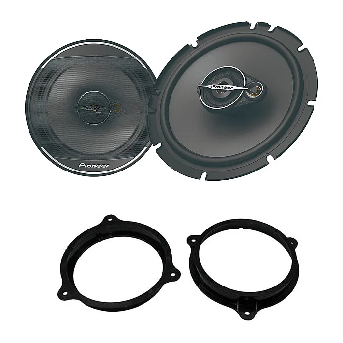 Nissan Qashqai (2007-2012) Pioneer 16.5cm 165mm Front or Rear Door Speaker Upgrade Kit