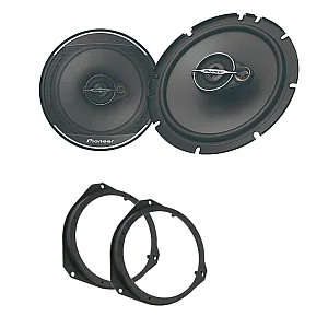 Vauxhall Corsa D 2006 - 2012 Pioneer 165mm Front Door Speaker Upgrade kit