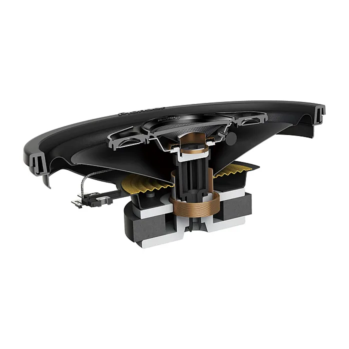 Pioneer TS-A4670F 4" x 6" 4-Way Coaxial 210W Car Audio Speaker System