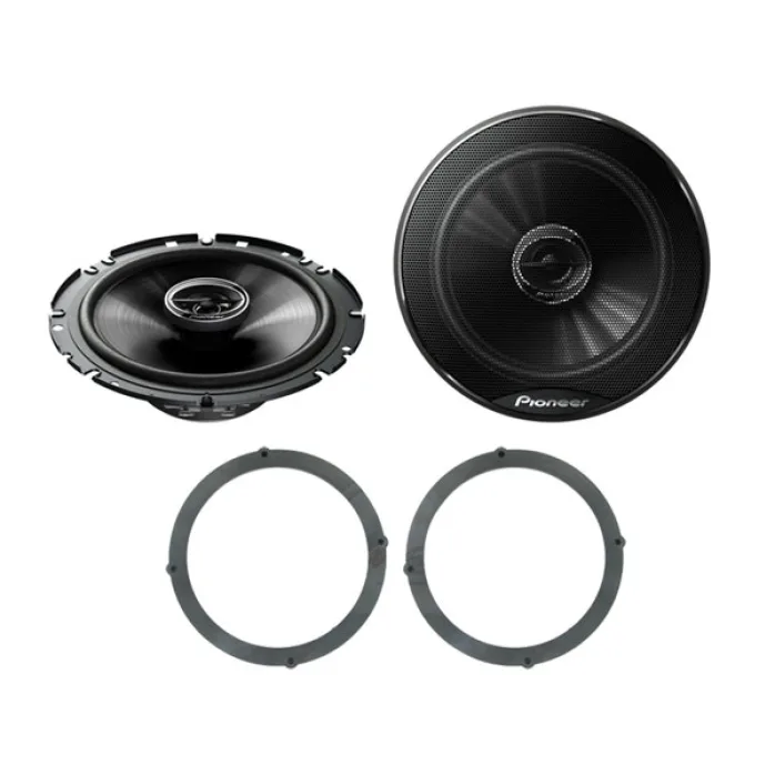 VW Polo 2002 Onwards Pioneer 17cm 165mm Front or Rear Door Speaker Upgrade Kit