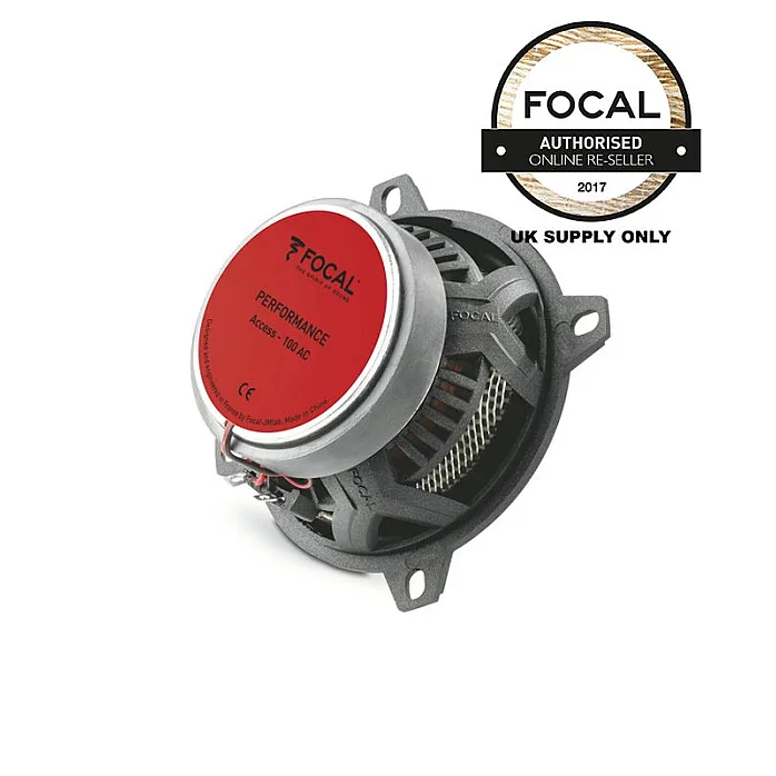 Focal 100AC Access Series 10cm 4" Coaxial Car Speakers with Sound Proofing Deadening Sheet