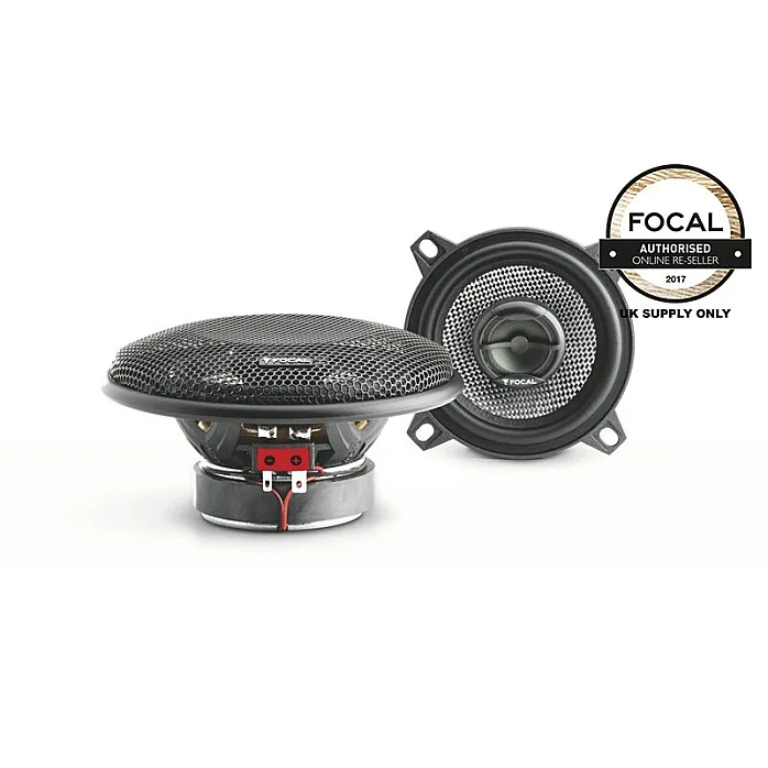 Focal 100AC Access Series 10cm 4" Coaxial Car Speakers with Sound Proofing Deadening Sheet