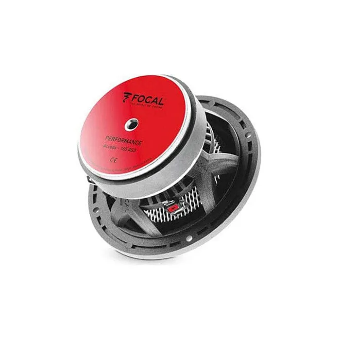 Focal 165AS3 3-Way 6.5" Component Car Speakers With Sound Proofing Deadening Material Sheet