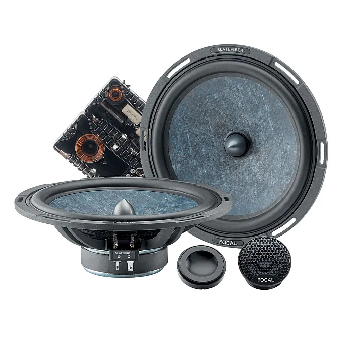 Focal 200 SF Slatefiber 2 Way Component 8" Speaker System With Sound Deadening Sheet