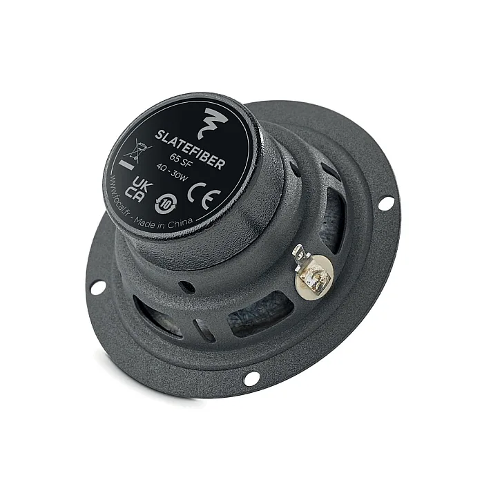 Focal 65SF Slatefiber 2.5" (65 mm) Midrange Speakers With Sound Proofing Deadening Sheet