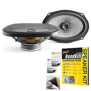 Focal 690AC 6"x9" Access Series 2-Way Car Coaxial Speakers Kit With Sound Proofing Deadening Sheet