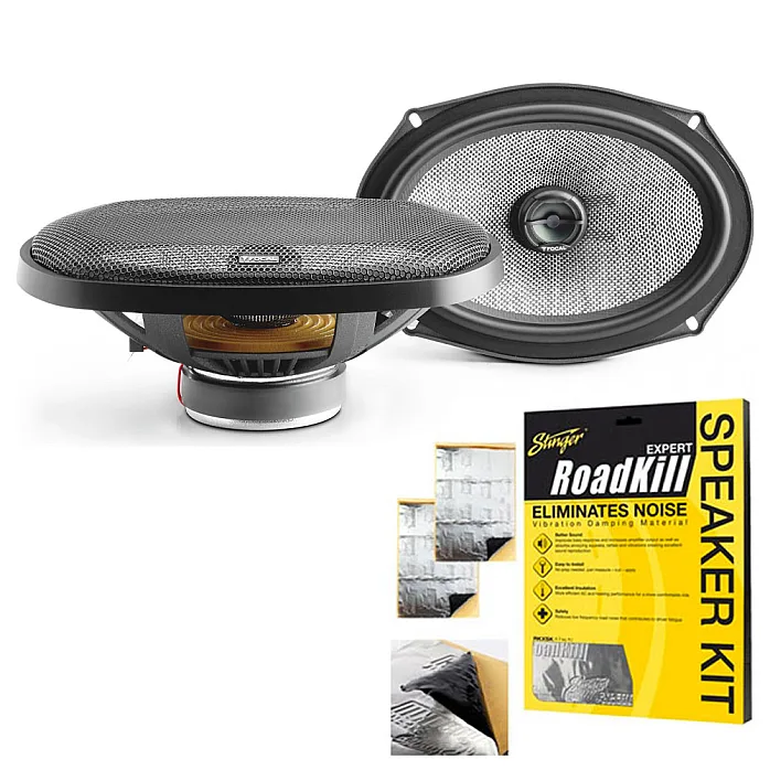 Focal 690AC 6"x9" Access Series 2-Way Car Coaxial Speakers Kit With Sound Proofing Deadening Sheet