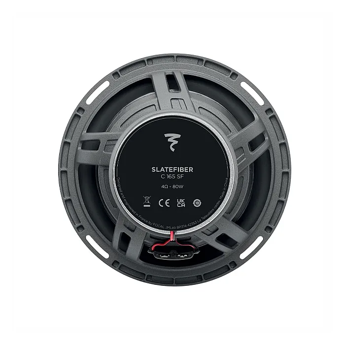 Focal C165SF Slatefiber 6.5" (16.5cm) Coaxial Speaker Kit With Sound Deadening Sheet