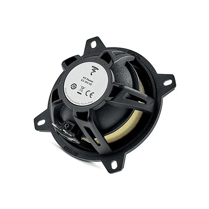 Focal ES100KE Ultra Compact 4" 10cm 2-Way Component Car Speakers Kit With Sound Deadening Sheets