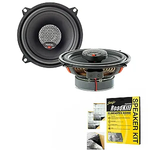 Focal ICU130 13cm 5.25" 2 Way Coaxial Car Speakers With Sound Proofing Deadening Sheet
