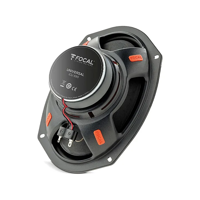 Focal ICU690 Integration Series 6" x 9" 2-Way Coaxial Car speakers With Sound Proofing Deadening Sheet