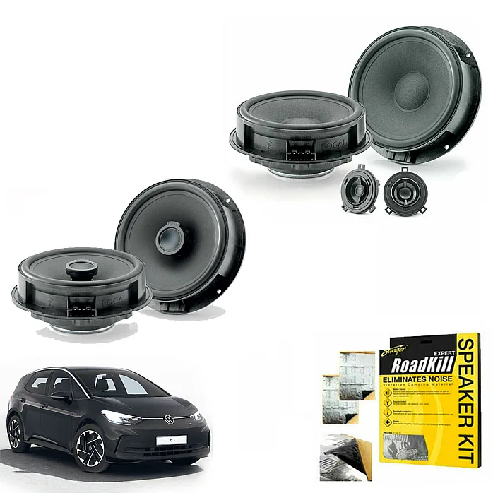 VW ID.3 2020 > Focal Front Component Speakers / Rear Coaxial Speaker Upgrade Kit