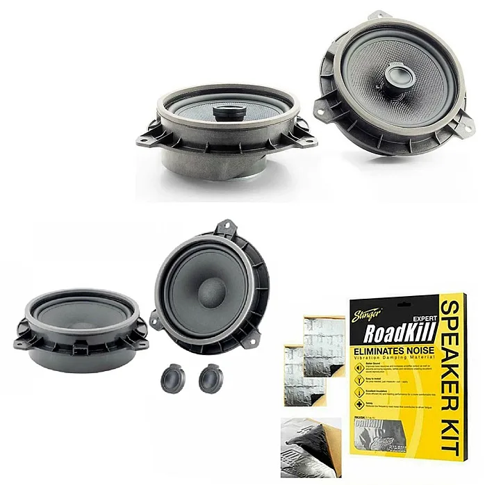 FOCAL INSIDE CONFORT 6.0 Toyota Hilux Front and Rear Door Speaker Upgrade Kit