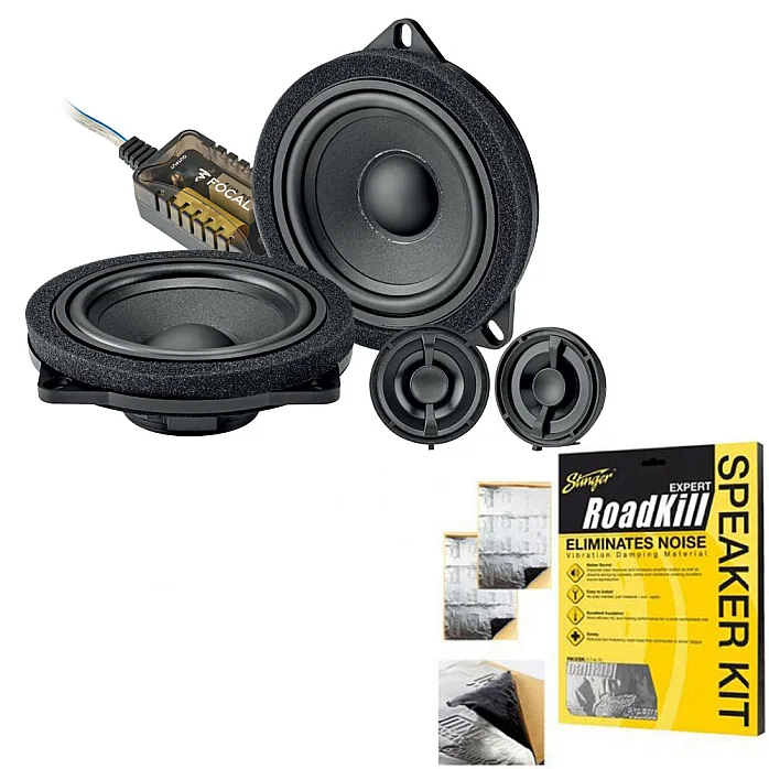 Focal INSIDE ISBMW100V2 - 2-Way Separate Speakers kit With Sound Proofing Material Sheet
