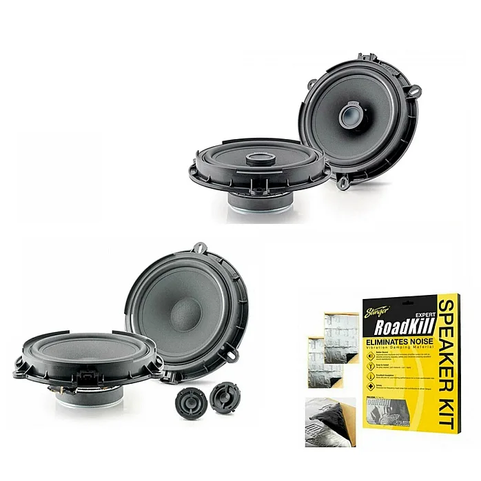 Focal INSIDE CONFORT 6.0 Ford Mustang Front and Rear Door Speaker Upgrade Kit