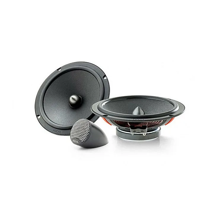 Focal 2 Way Component Car Door Speakers With Stinger Sound Proofing Deadening Sheet