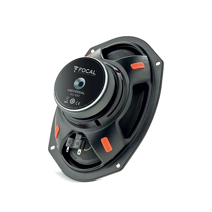 Focal ISU690 Integration Series 6" x 9" 2 Way Component speakers With Sound Proofing Deadening Sheet