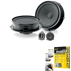 Focal INSIDE ISVW180 180mm 2-Way Component Volkswagen Speakers With Sound Proofing Sheet