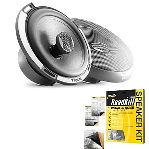 Focal PC165-LE Performance Series 2-way Coaxial 165mm (6.5″) 160w speakers + Sound Deadening Sheets