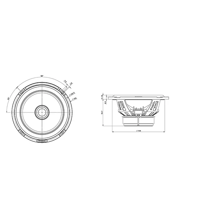 Focal PC 165 FE 6.5" 16.5cm 2-Way Coaxial 140W Car Speakers Kit + Sound Deadening Sheets