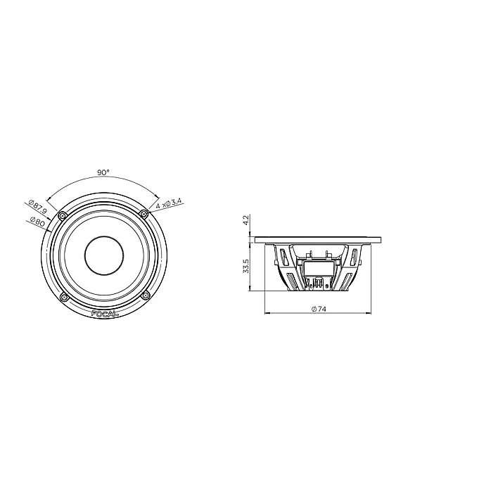 Focal PS165F3E 16.5cm 3 Way Component Car Speaker Kit + Sound Deadening Sheets