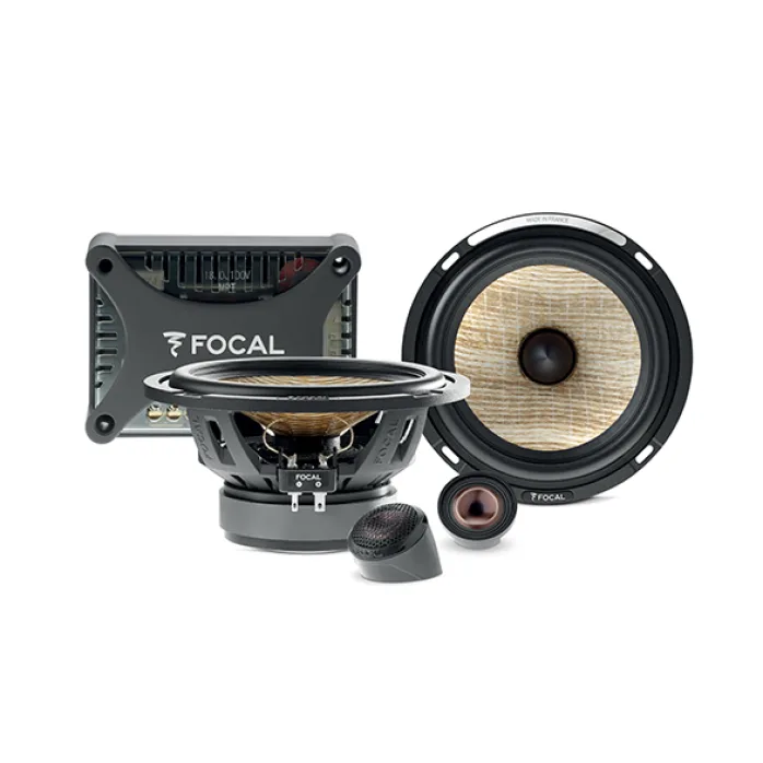Focal PS165FXE 16.5cm BI-Amplified 2 Way Component Car Speaker Kit + Sound Deadening Sheets