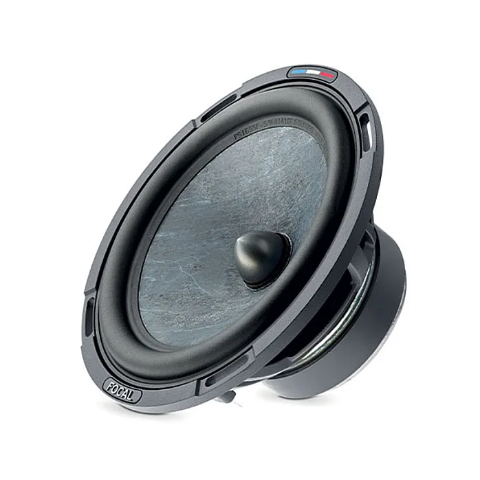 Focal PS 165 SF 6.5" Slate Fiber Cone 2-Way Component Speakers + Sound Deadening Sheets
