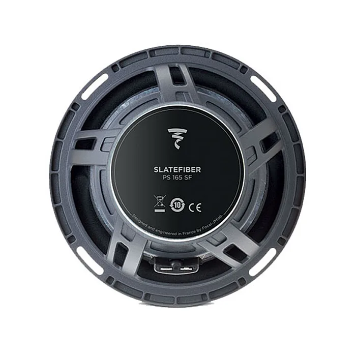 Focal PS 165 SF 6.5" Slate Fiber Cone 2-Way Component Speakers + Sound Deadening Sheets