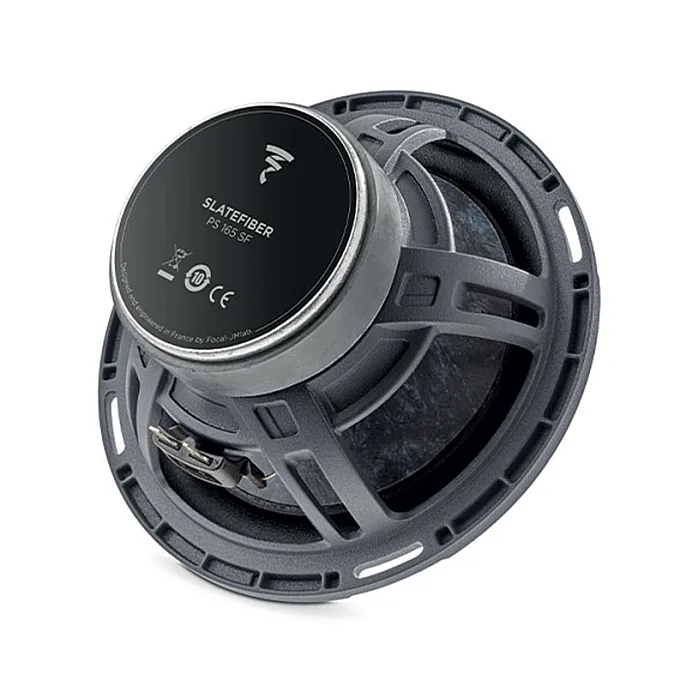 Focal PS 165 SF 6.5" Slate Fiber Cone 2-Way Component Speakers + Sound Deadening Sheets