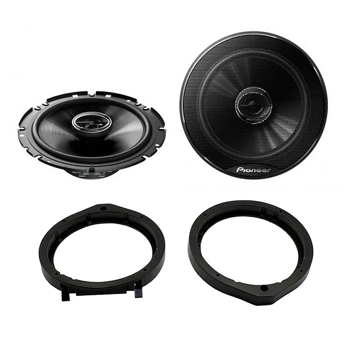 Honda Civic 2006 - 2012 6.3/4" 17cm Front Door Coaxial Car Speaker Upgrade Kit