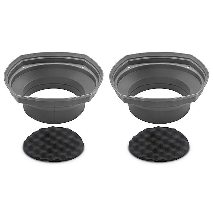 Recoil SPB69 - 6”x9” Waterproof Silicone Car Speakers Baffle & Isolator Kit 
