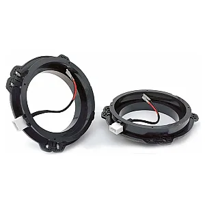SAHY20 6.5" Car Door Speaker Adapters With Plugs For Hyundai