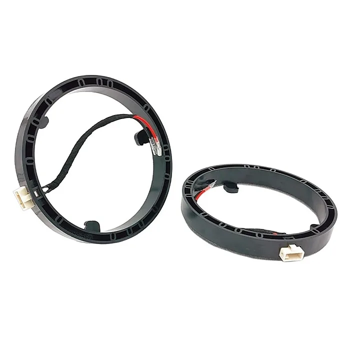 SAMT10 6.5" Front or Rear Door Speaker Adapters With Plugs For Mitsubishi