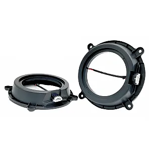 SAMZ10 6.5" Front Door Speaker Adapters With Plugs For Mazda