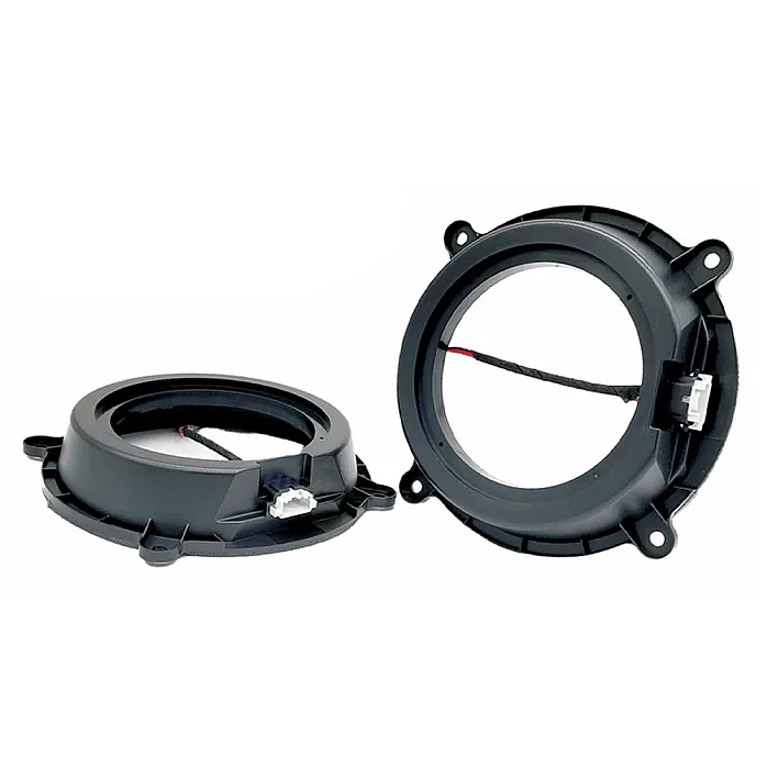 SAMZ10 6.5" Front Door Speaker Adapters With Plugs For Mazda