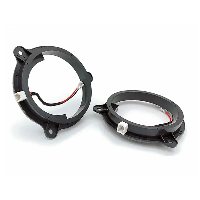 SANS10 6.5" Car Door Speaker Adapters With Plugs For Nissan