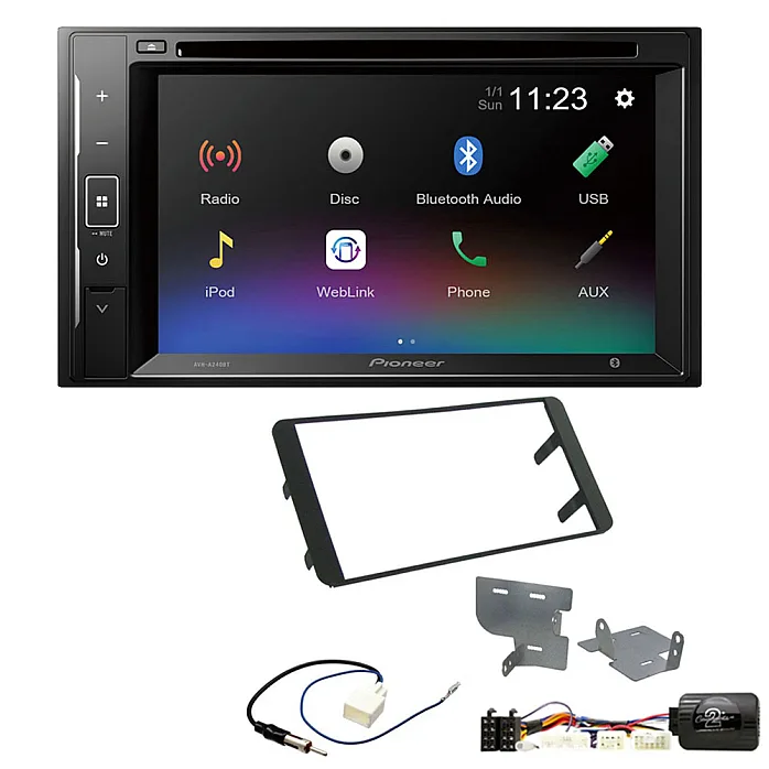 Toyota GT86 2012-2021 Pioneer 6.2" Screen USB Bluetooth CD,DVD iPod iPhone Stereo Upgrade Pack