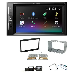 Citroen C2, C3 2005-2009 Pioneer DMH-A240BT 6.2" Screen Bluetooth iPod iPhone Stereo Upgrade Kit