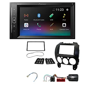 Mazda 2 (2008-2014) Pioneer 6.2" Screen Bluetooth iPod iPhone Stereo Upgrade Pack