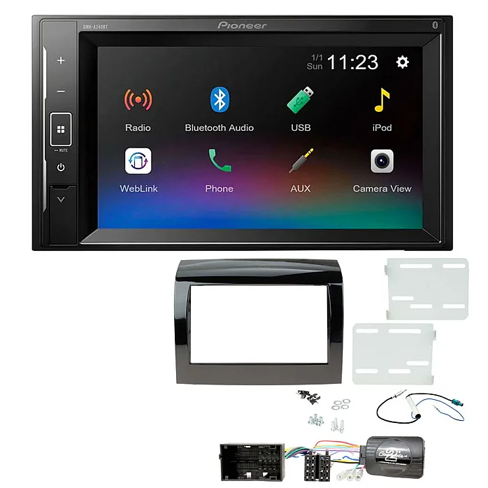 Peugeot Boxer 2014 Onwards Pioneer 6.2" Screen Bluetooth iPod iPhone Stereo Upgrade Kit