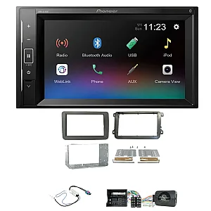 VW Beetle, Caddy, Jetta, Sharan, T-6, Tiguan Pioneer 6.2" Screen Bluetooth iPod iPhone Stereo Upgrade Kit